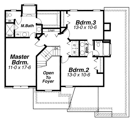 Second Floor image of ARLINGTON-A House Plan